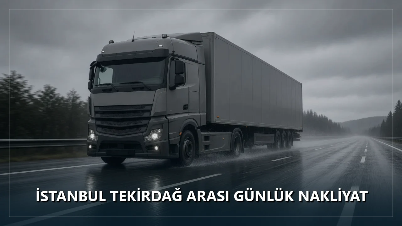 Tekirdağ Uygun Fiyatlı Tekirdağ Nakliyat Ambarı Teslim