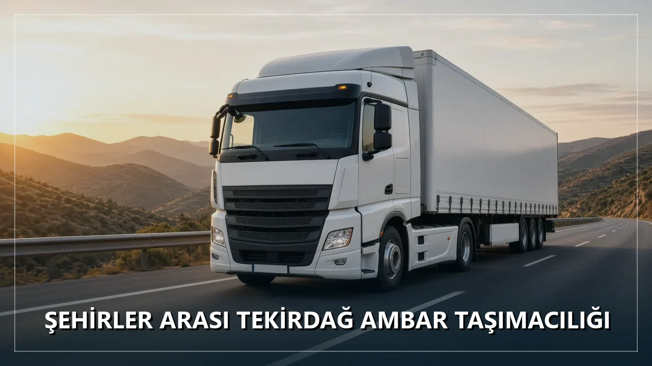 Tekirdağ Adresten Adrese Nakliye Planlama